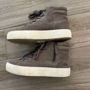 UGG  Gray High-Top Sneakers